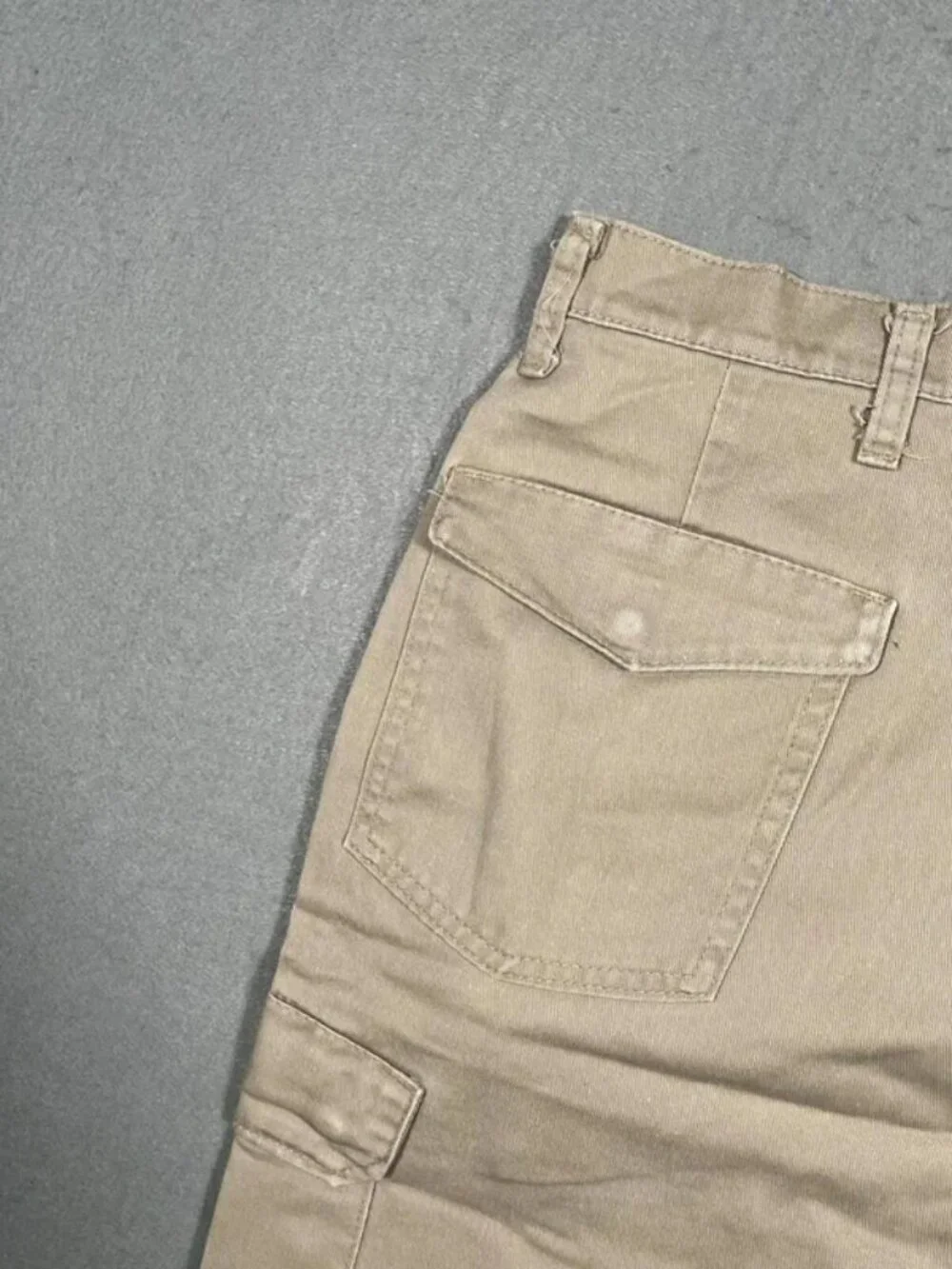 Red Kap Beige Cargo Shorts Utility Workwear W36 I11 Mens